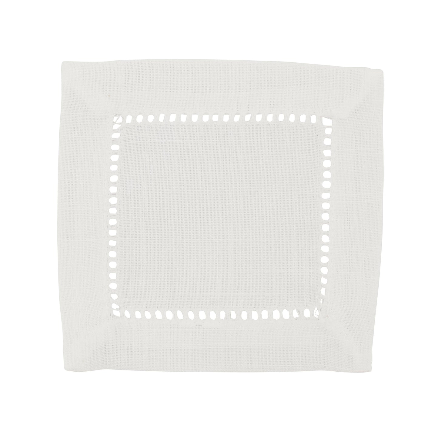 Poly Hemstitched Cocktail Napkin