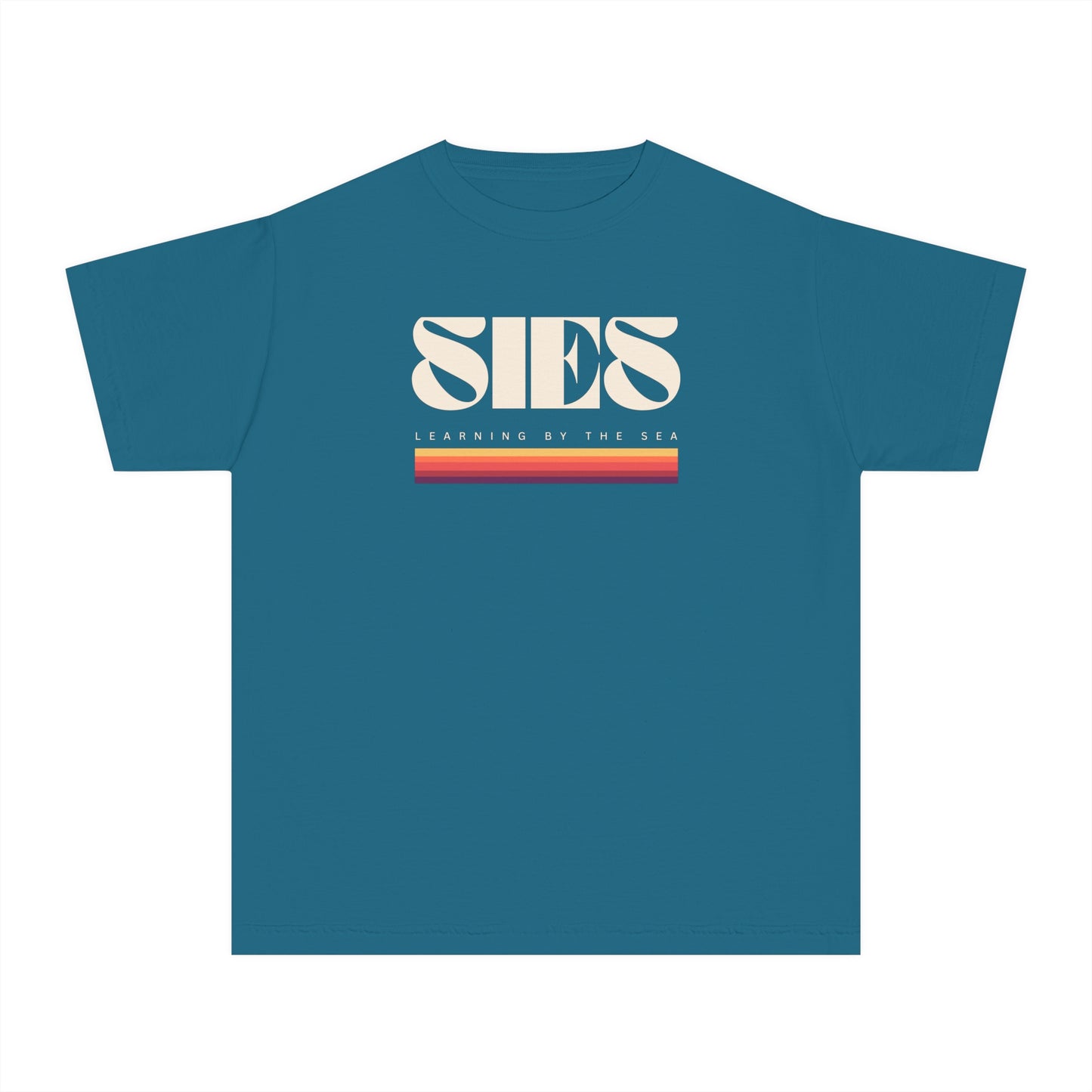 Youth Midweight Tee with Retro SIES Design, Cool Casual T-Shirt, Perfect for Summer, Gift for Teens, Vintage Style Top