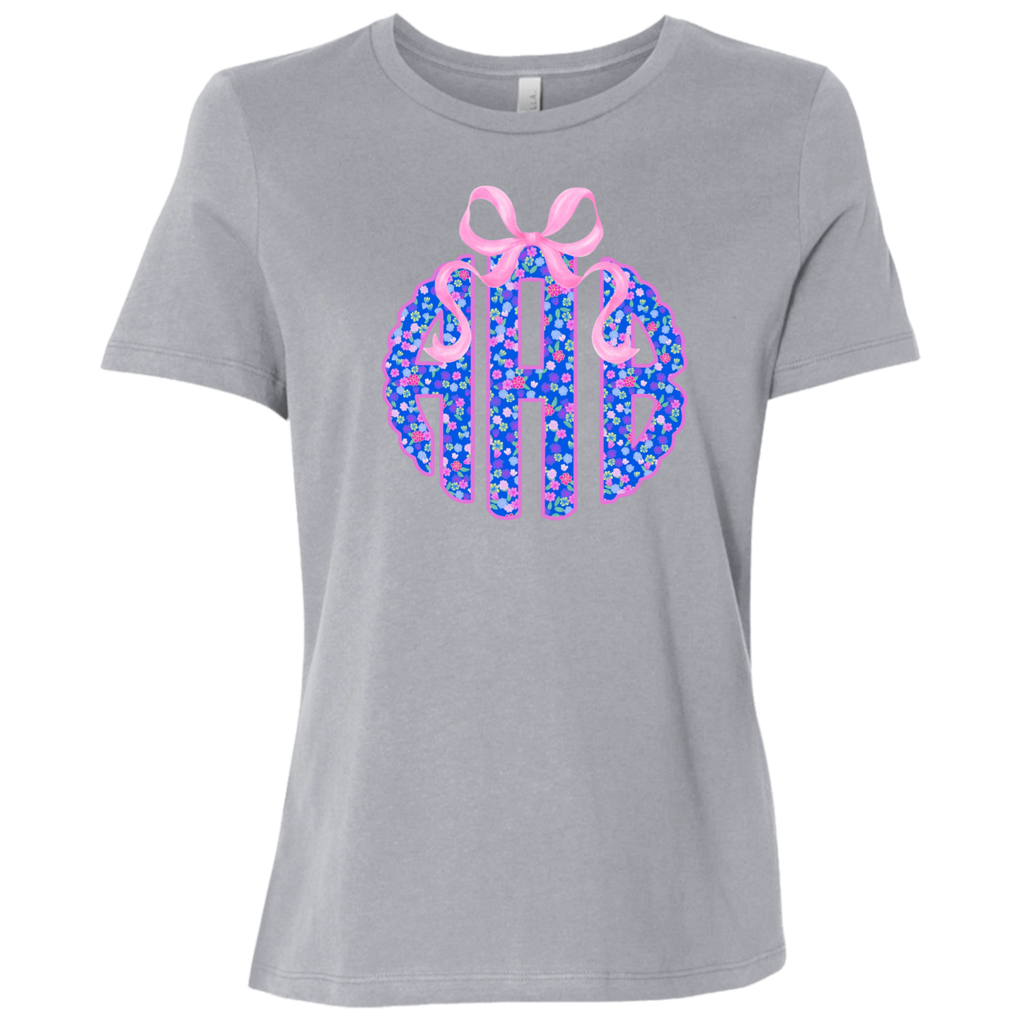 Ladies Relaxed Jersey Short-Sleeve T-Shirt with Monogram