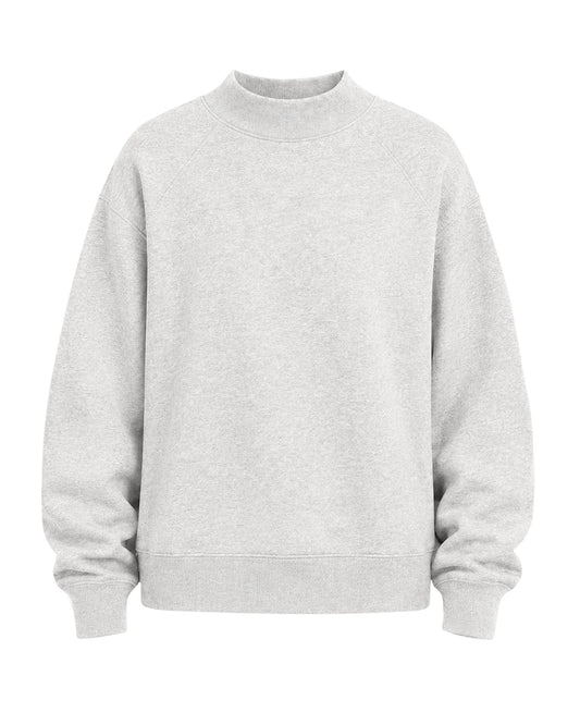 CORE FLEECE MOCK NECK - Applique Name