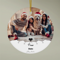 Ceramic Ornament with Photo Upload