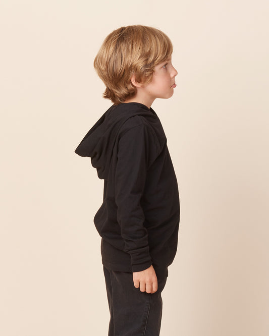 Youth Essential Long Sleeve Hooded Tee