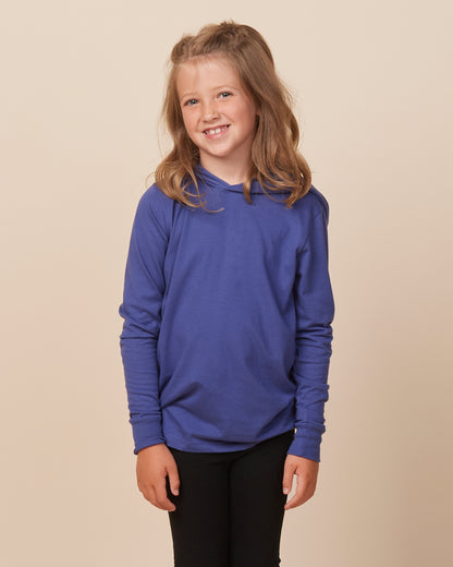 Youth Essential Long Sleeve Hooded Tee
