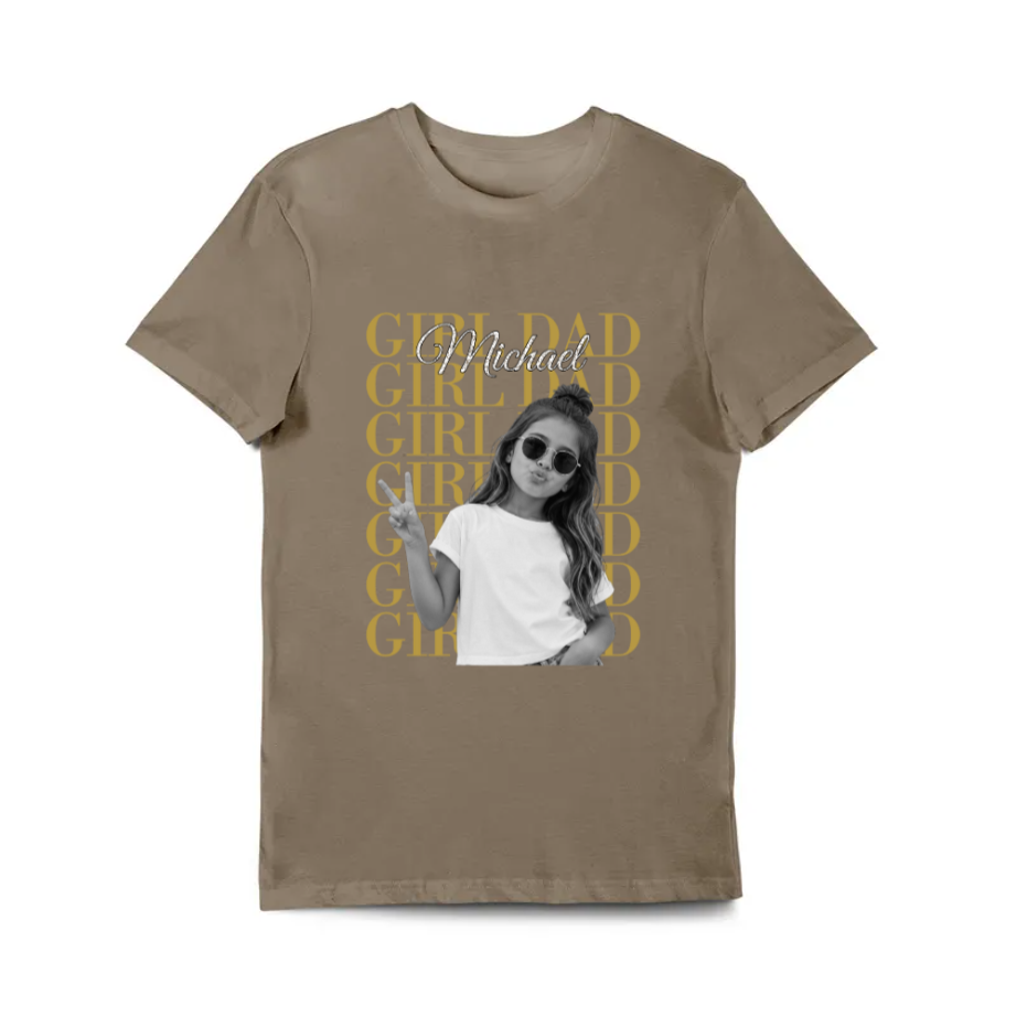 Girl Dad Heavy Cotton T-Shirt