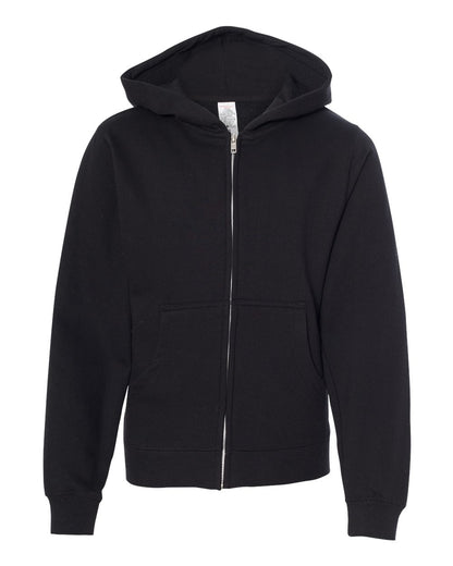 Youth Midweight Full-Zip Hooded Sweatshirt SIES