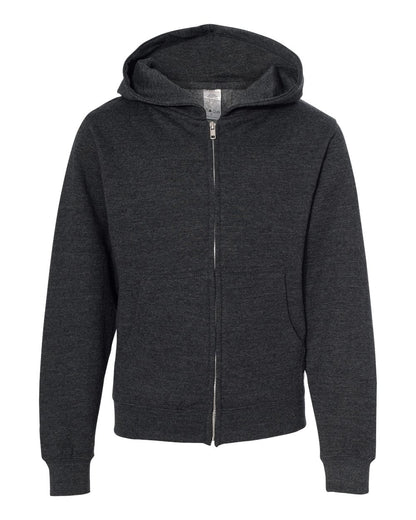 Youth Midweight Full-Zip Hooded Sweatshirt SIES