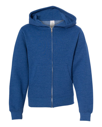 Youth Midweight Full-Zip Hooded Sweatshirt SIES