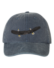 "One In A Million Moment" cap with Mitch Schlimer's "signature" capture of a mating pair of Eagles Holding Wings in flight.