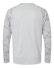 Cayman Performance Camo Colorblocked Long Sleeve T-Shirt