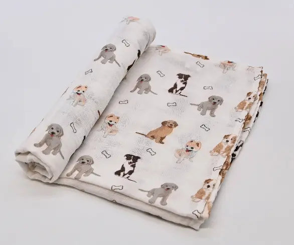 Swaddle Blanket LollyBanks An Initial Impression WOOF-WOOF