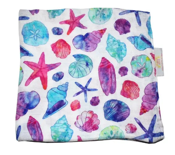 Swaddle Blanket LollyBanks An Initial Impression SEASHELL