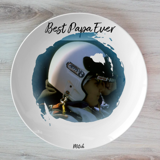 Father's Day Sublimated Plate