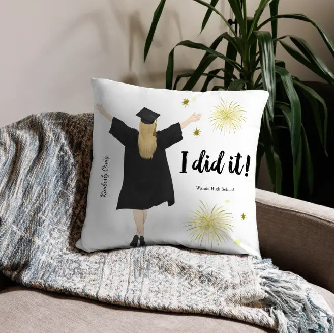 Graduation Pillow Case - An Initial Impression