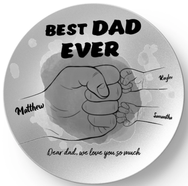 10” Plate for Dad