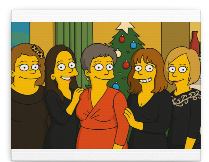 Canvas Simpson Style