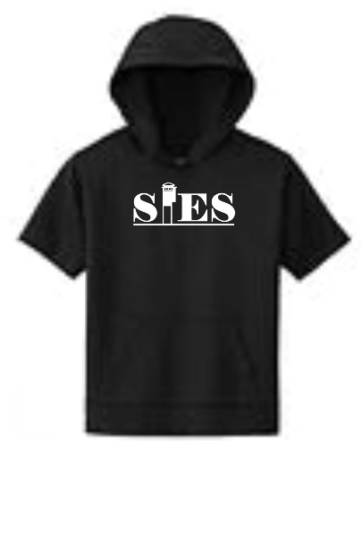 Moisture Wicking Fleece Short Sleeve Hooded Pullover SIES