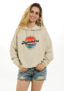 Women's Vintage Washed Fleece Hood SIES