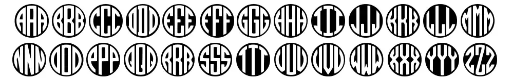 2CC  NC MONOGRAM CANVAS