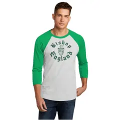 Unisex Tri-Blend 3/4-Sleeve Raglan Tee. NL6051