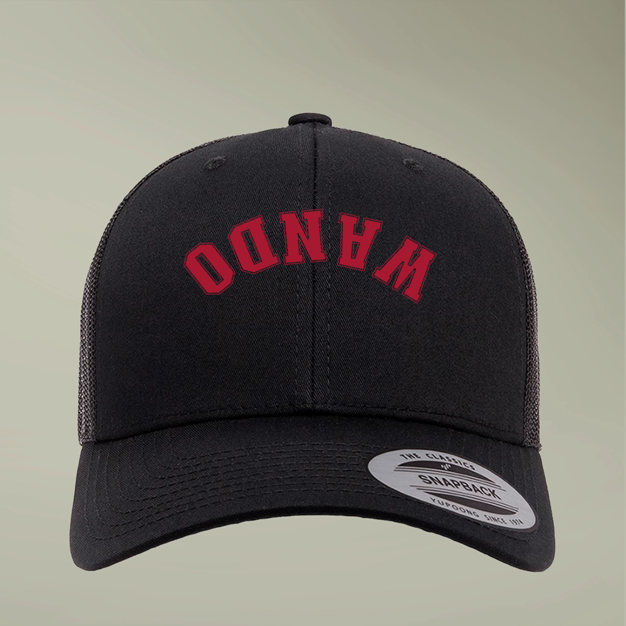 Trucker Retro Hat Upside Down Name