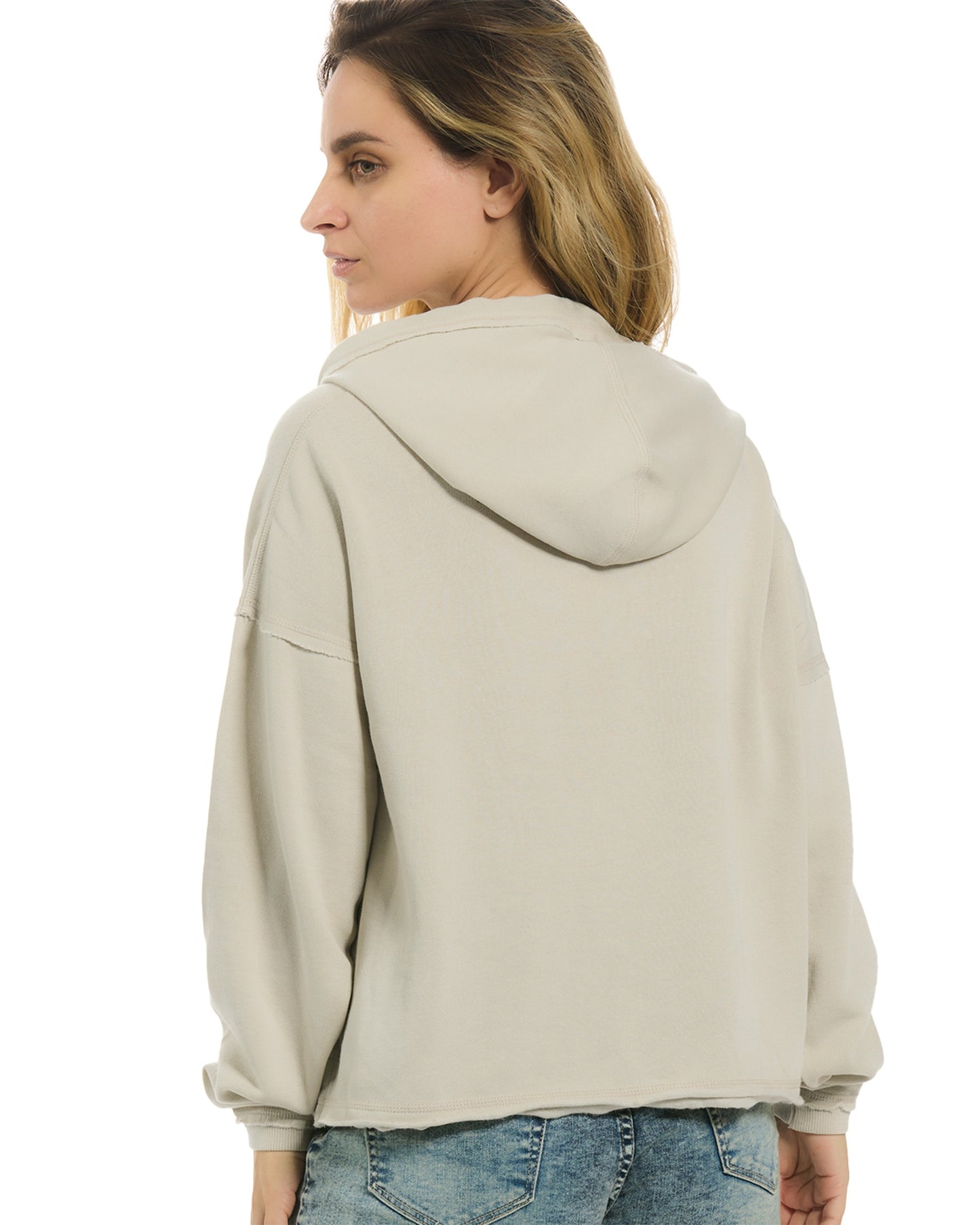 Women's Vintage Washed Fleece Hood SIES