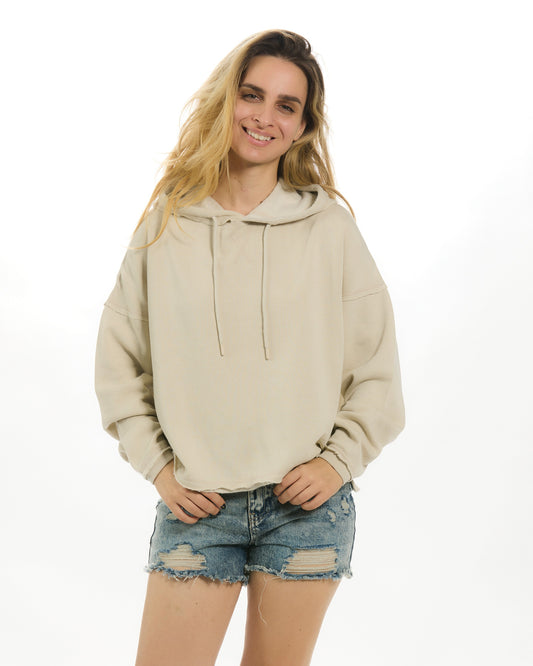 Women's Vintage Washed Fleece Hood SIES