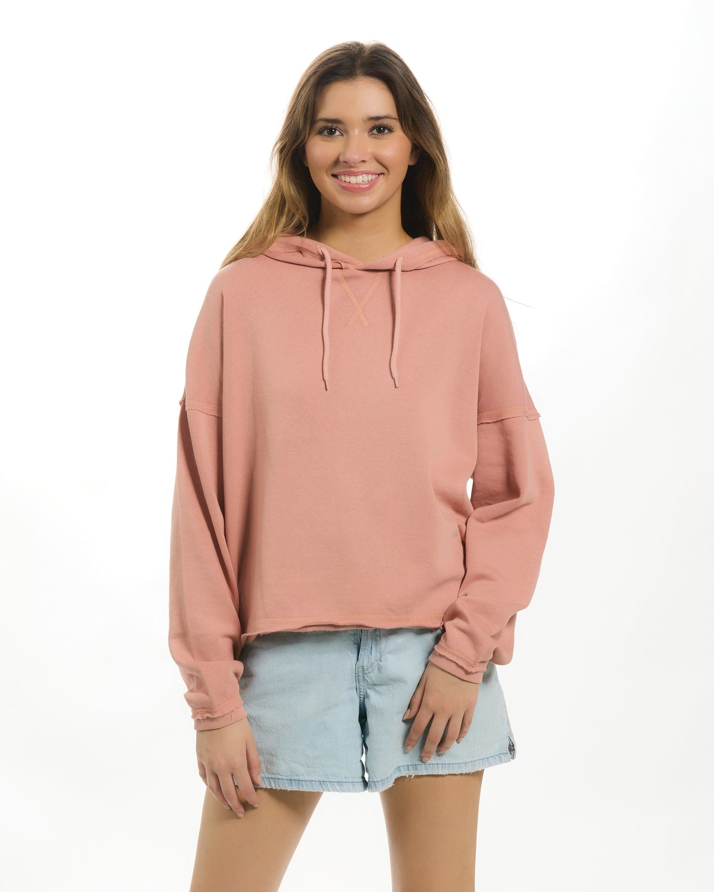 Women's Vintage Washed Fleece Hood SIES