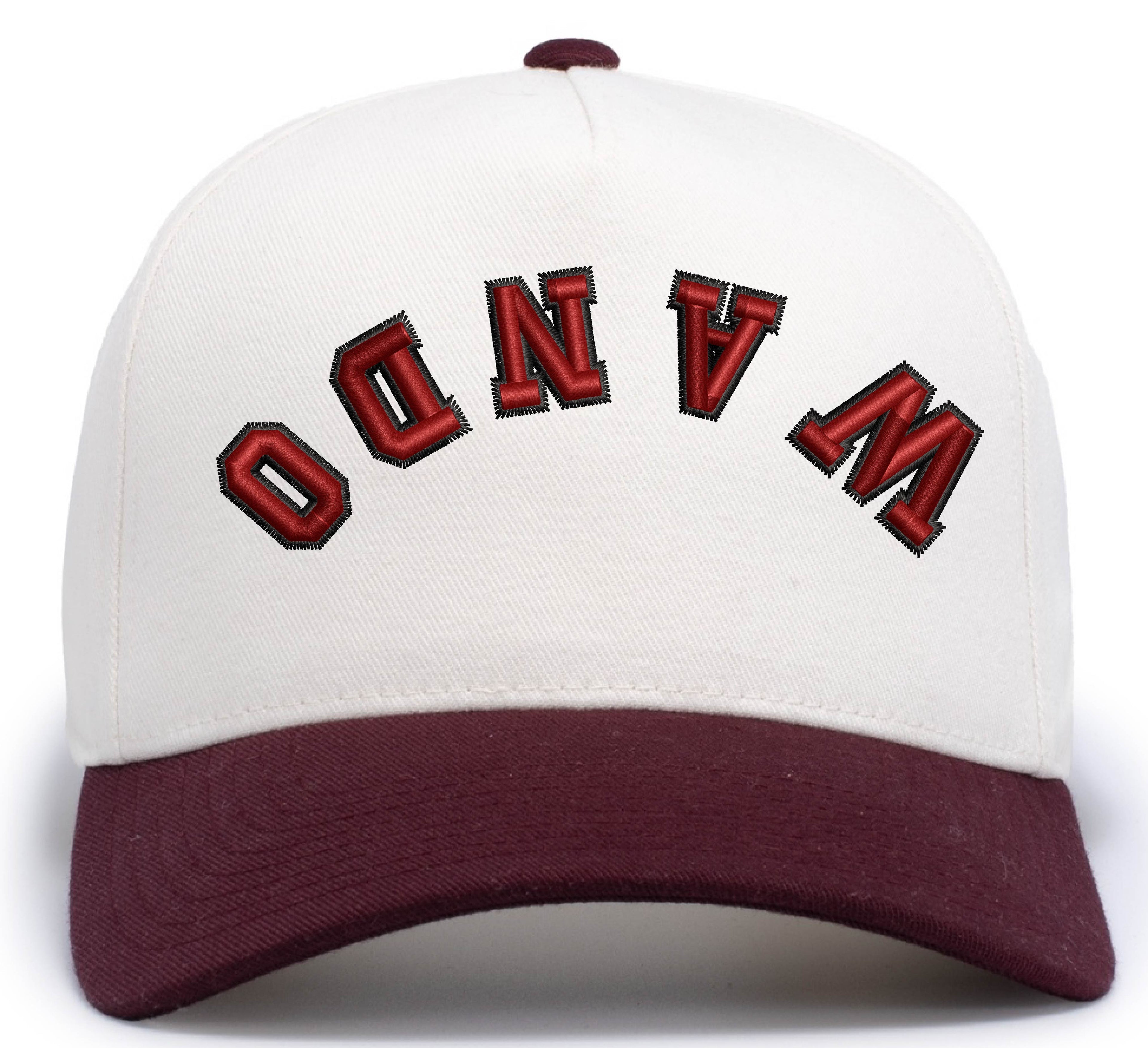 Trucker Retro Hat Upside Down Name