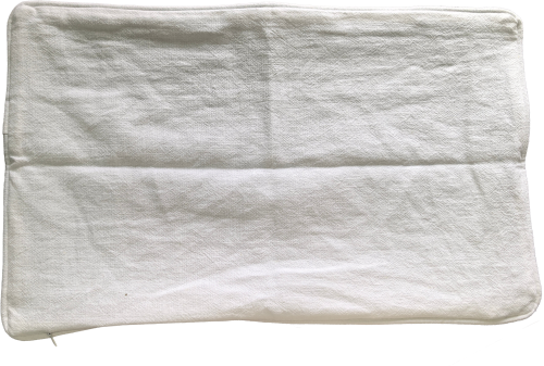 PILLOW WITH FISHTAIL MONOGRAM