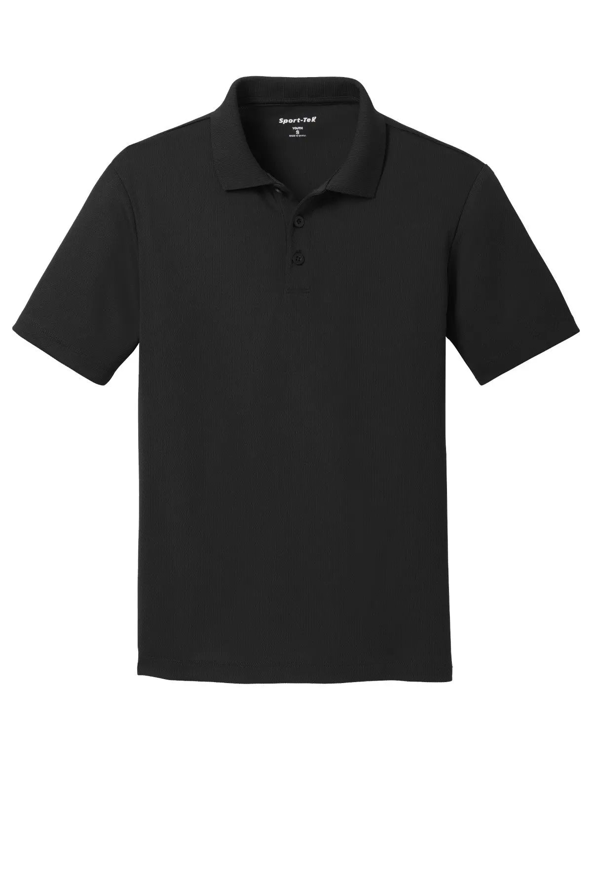 Youth UV MicroPique Polo An Initial Impression An Initial Impression BLACK-YXL