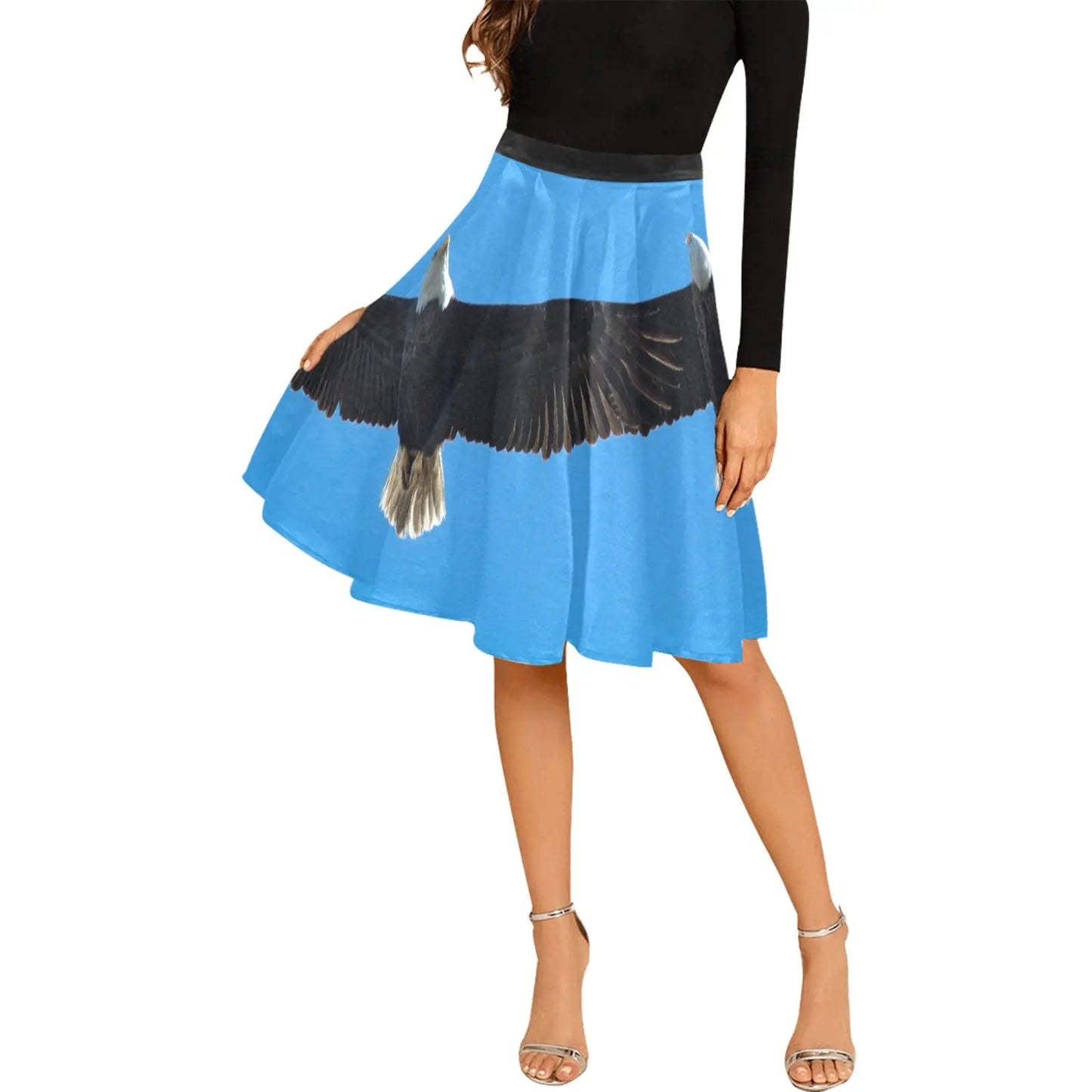 Women's Pleated Midi Skirt