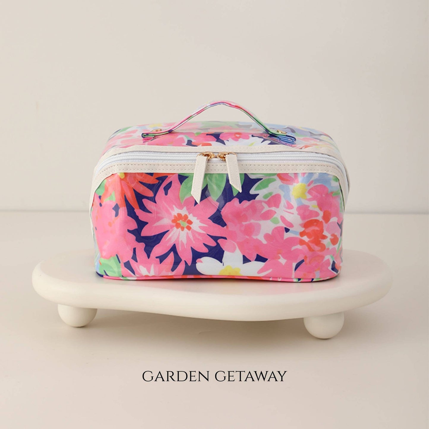 Southern My Sass - Cosmetic Case Carry All Bag PVC Plastic Coating Embroidery