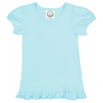 Girl's Short Sleeve Ruffle Tee Shirt - An Initial Impression