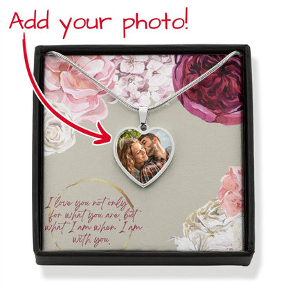 Photo Heart Necklace