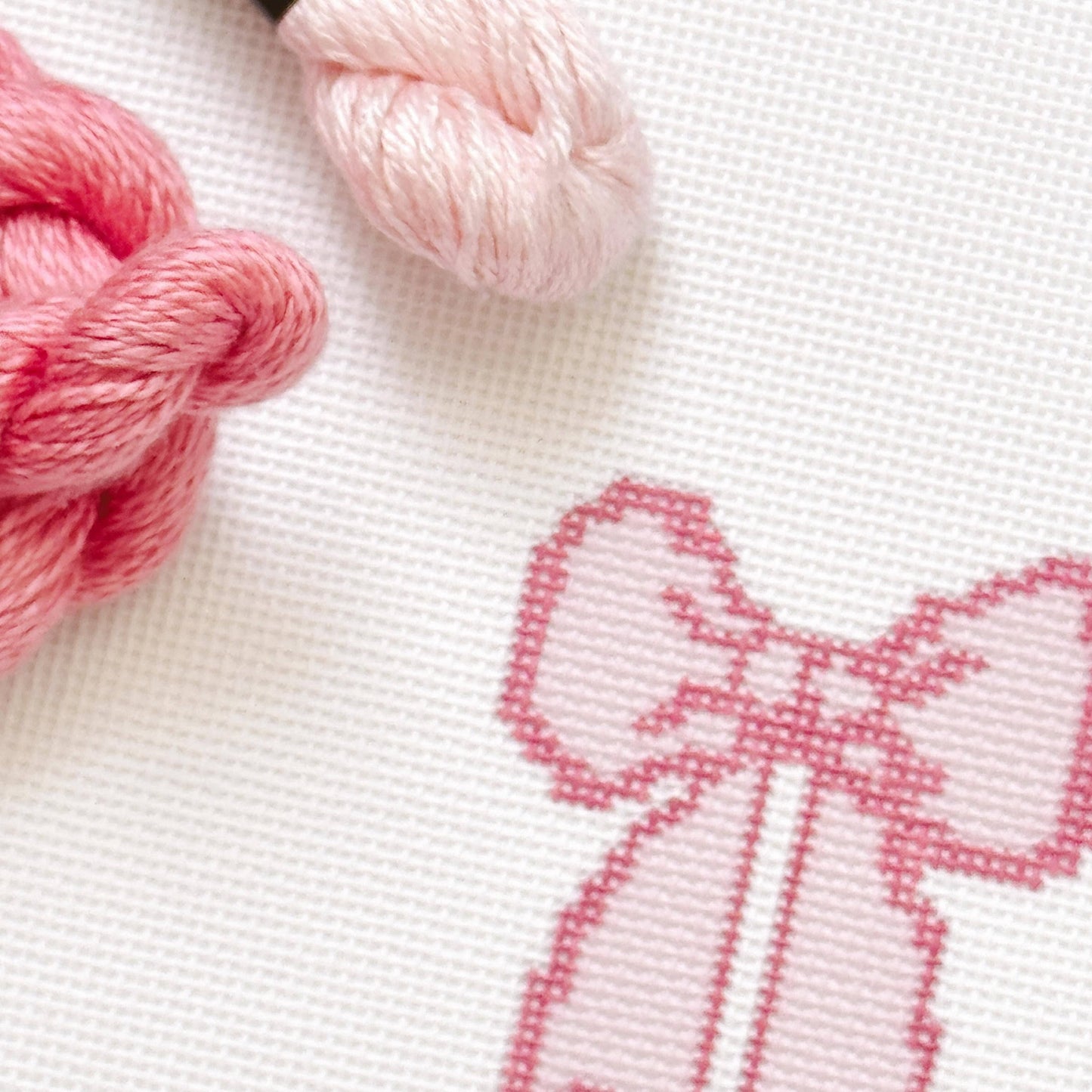 Hand Painted Coquette Bow 2.5” Needlepoint Canvas 18 Mesh Coquette Needlepoint Canvas Bow Hand Painted