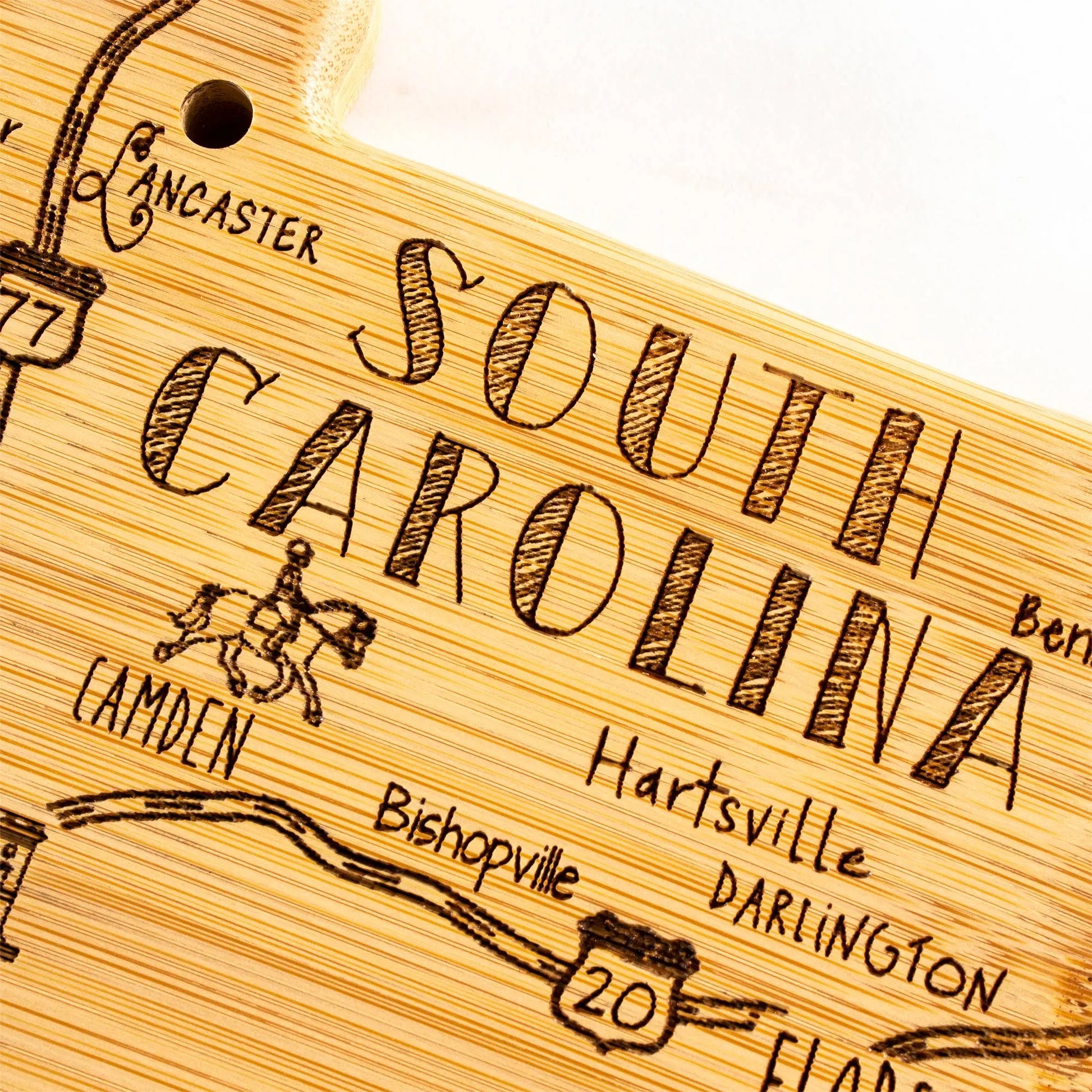 Destination South Carolina State-Shaped Cutting Board - An Initial Impression