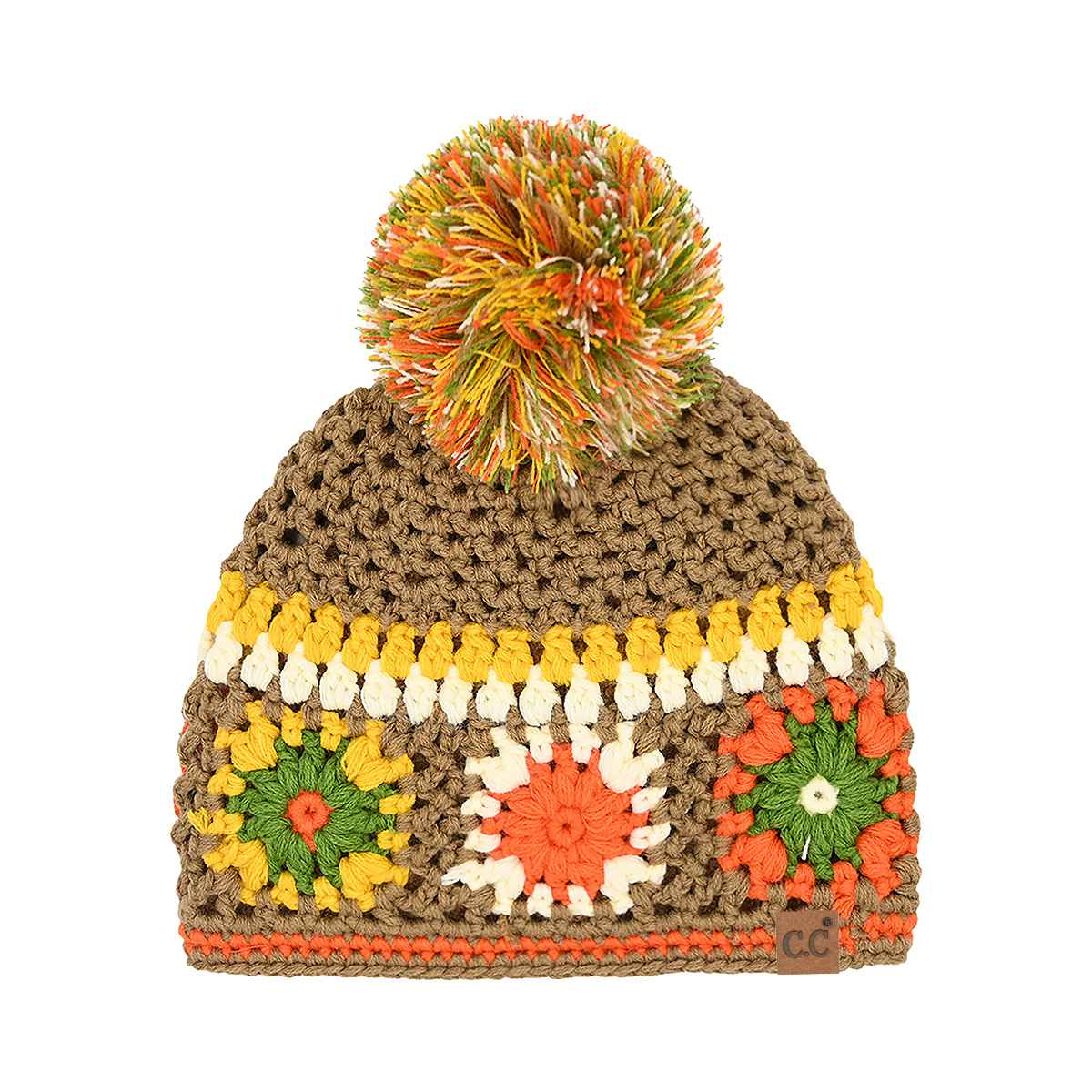Handmade Crochet Pom Beanie