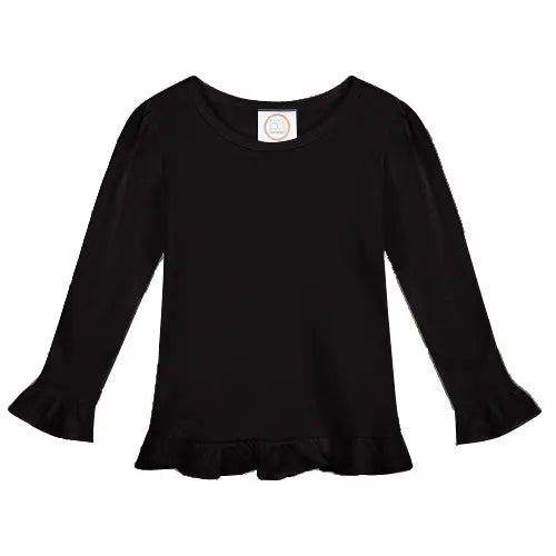 Girl's Long Sleeve Ruffle Tee Shirt - An Initial Impression