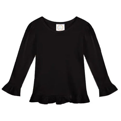 Girl's Long Sleeve Ruffle Tee Shirt - An Initial Impression