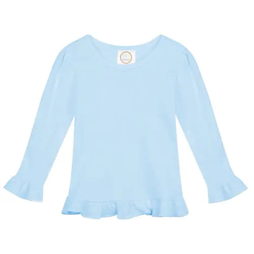 Girl's Long Sleeve Ruffle Tee Shirt - An Initial Impression