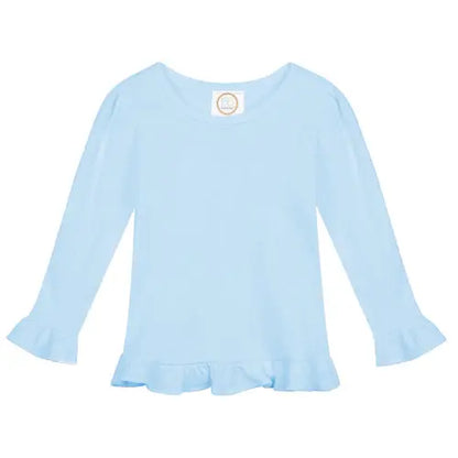 Girl's Long Sleeve Ruffle Tee Shirt - An Initial Impression