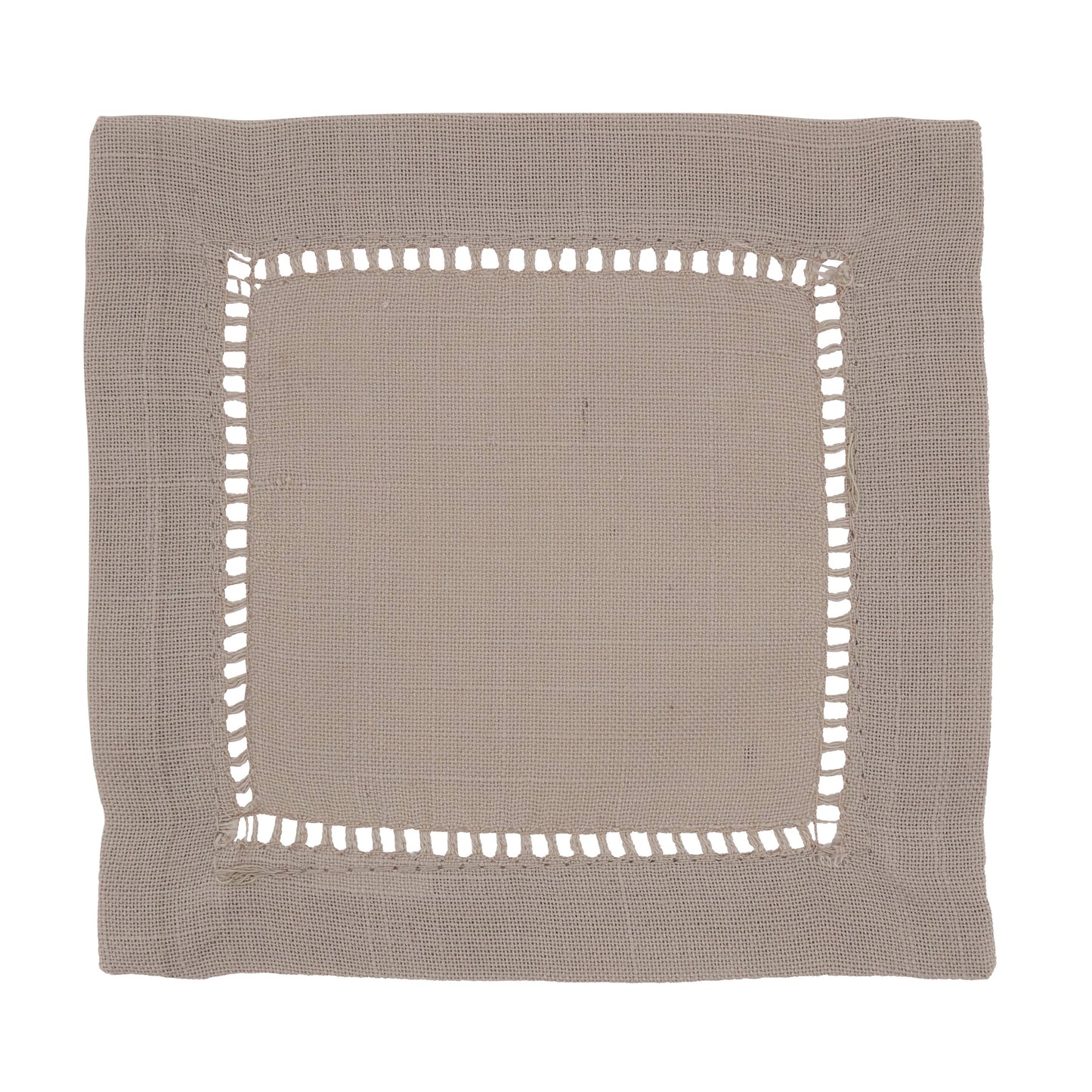 Poly Hemstitched Cocktail Napkin
