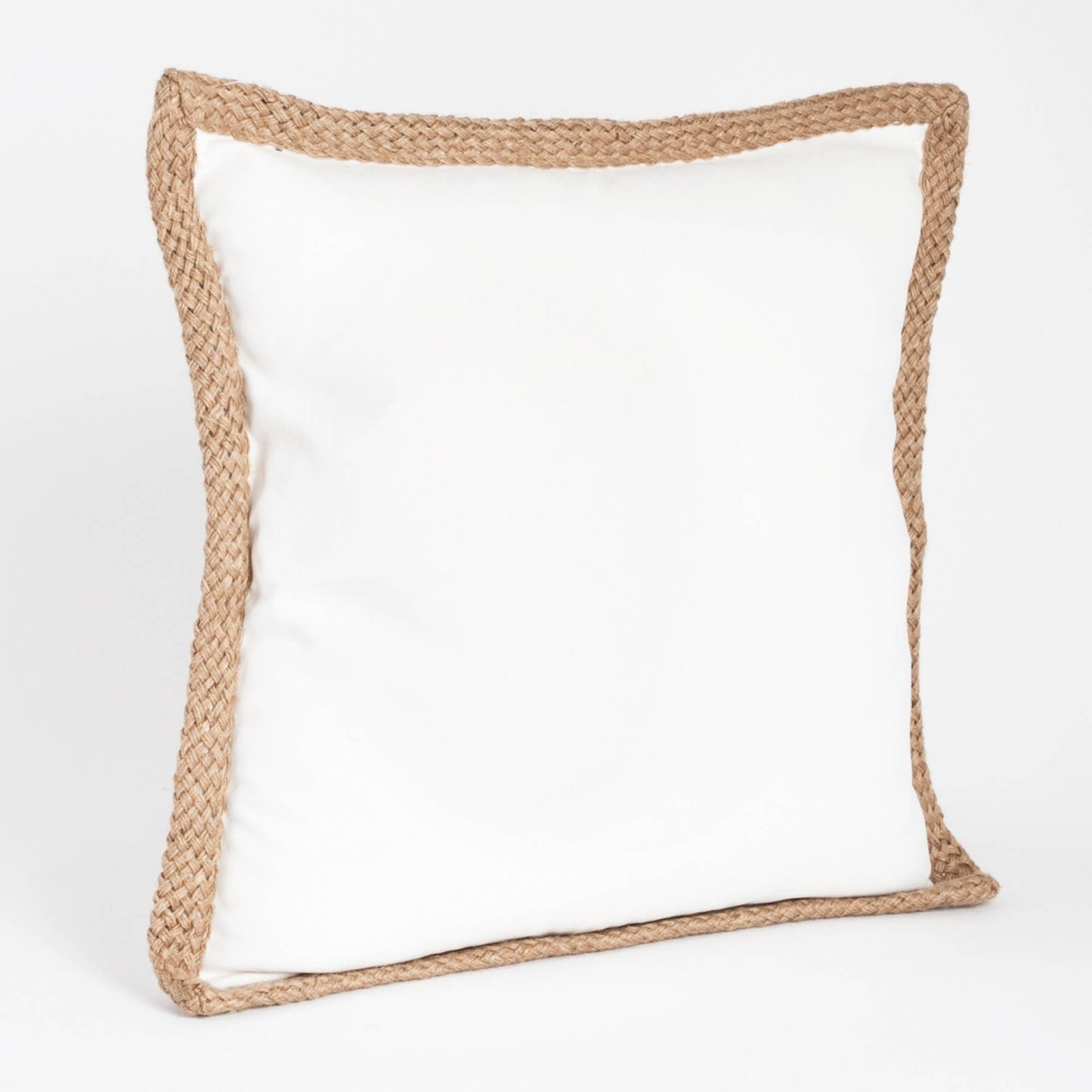 Jute Braided Pillow - Down Filled