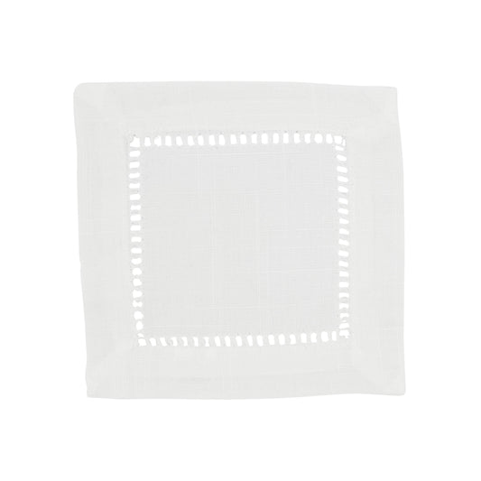 Poly Hemstitched Cocktail Napkin