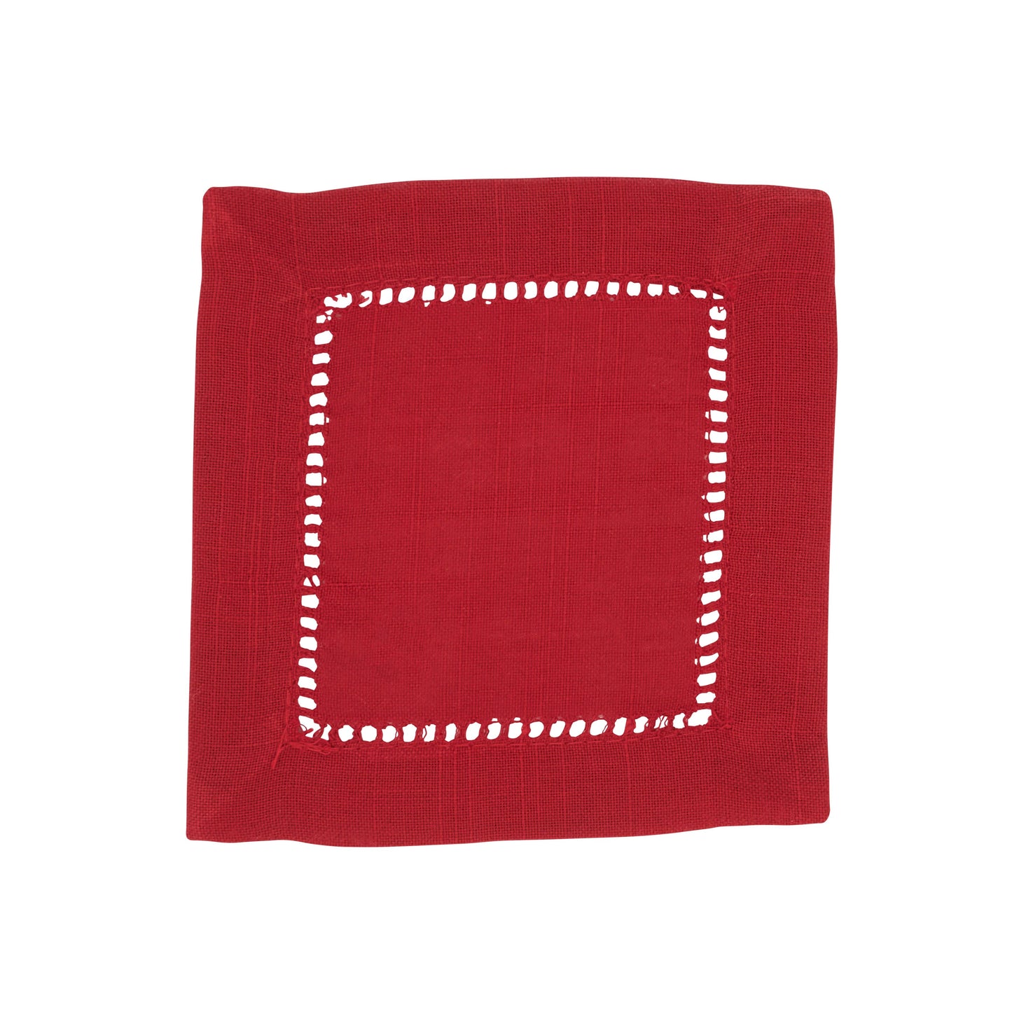 Poly Hemstitched Cocktail Napkin