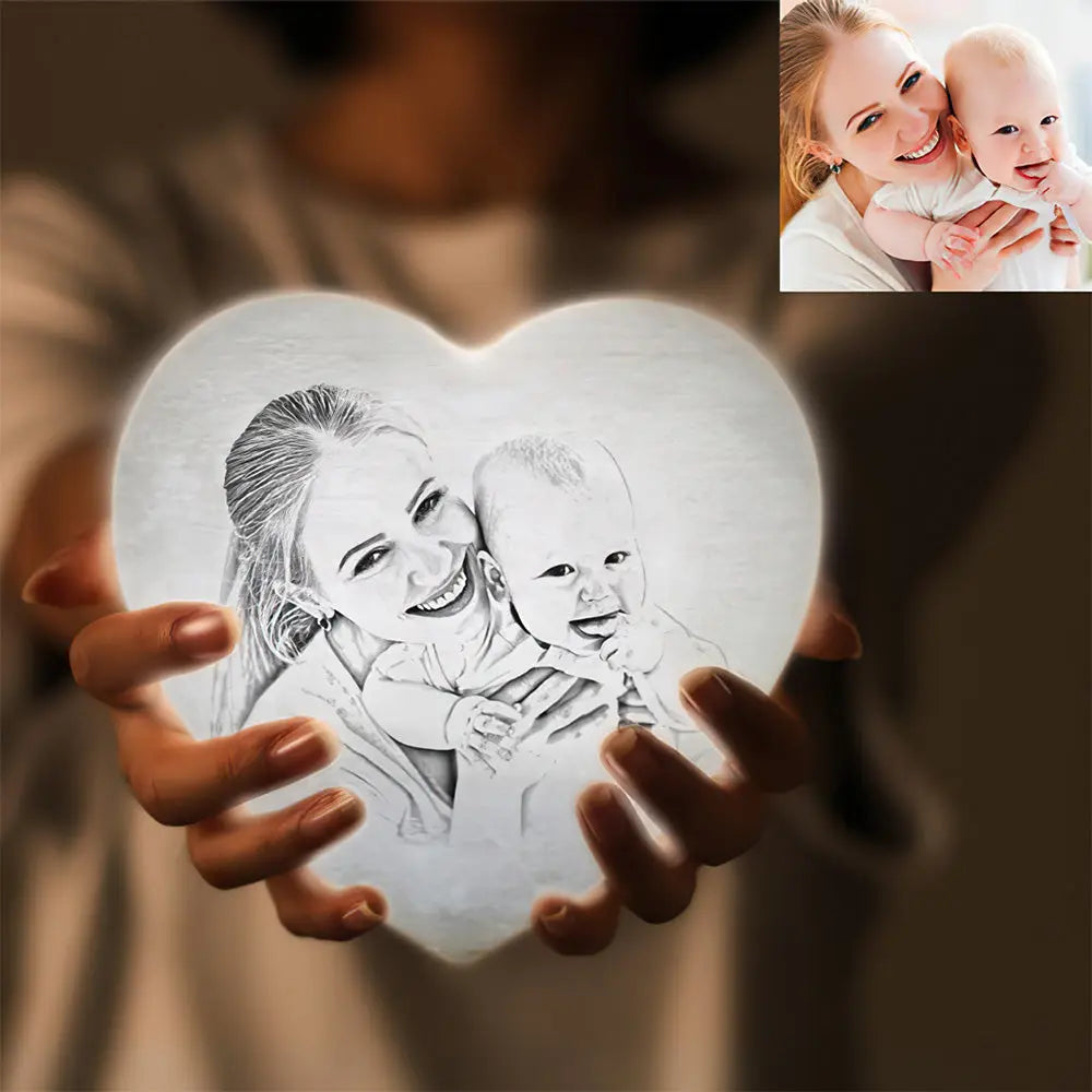 Customized Heart Shaped Photo Moon Lamp - An Initial Impression
