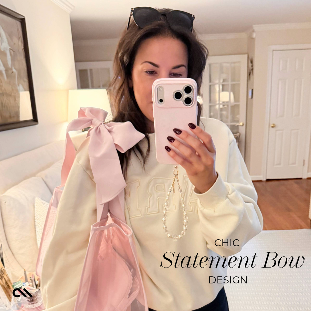 Case-Mate - Case-Mate Ballet Pink Bow Jelly Tote Bag