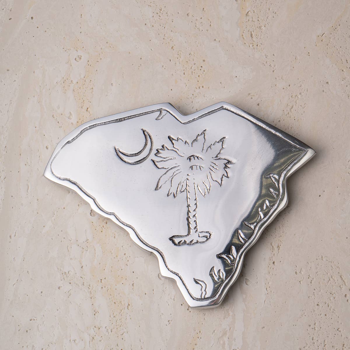 India Handicrafts Inc - Moon and Palm Tree Trivet