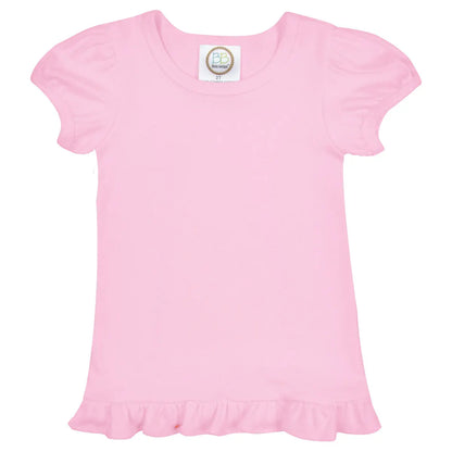 Girl's Short Sleeve Ruffle Tee Shirt - An Initial Impression