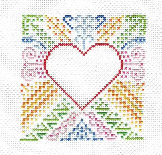 Subversive Cross Stitch - Customizable Ornate Heart - DIY
